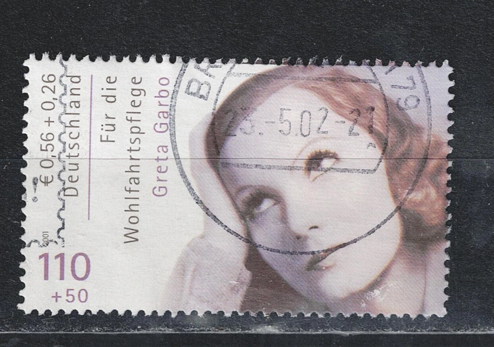 Estampilla de la famosa actriz alemana Greta Garbo 1999 A-2 Foto 1 de 1