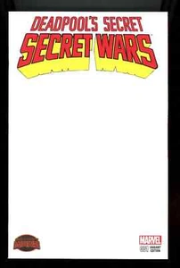 Deadpool's Secret Secret Wars Marvel Blank Sketch Comic Book Variant C2 - Picture 1 of 2