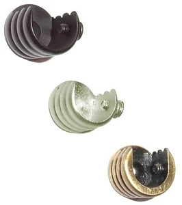 Wandlager Seitenlager für 16 Gardinenstangen schwarz  chrom matt  messing antik - Bild 1 von 1