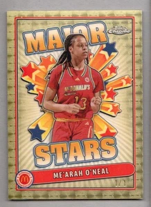 2024 Topps Chrome McDonald's Major Star Superfractor #SESMEO Me'Arah O'Neal 1/1 - Picture 1 of 2