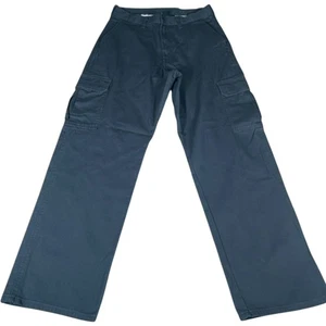 Dickies Cargo Trousers Men's 30W 32L Blue Cotton Utility Pocket Casual Workwear - Picture 1 of 13
