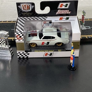 M2 MACHINES 1/64 GROUND POUNDERS HURST 1969 PONTIAC GTO JUDGE WHITE R21 - Picture 1 of 1