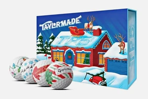 TaylorMade TP5 Pix Stripe Holiday Golfbälle Limited Edition | 1 Dutzend (12 Stück) - Bild 1 von 8