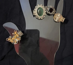 Lote Mixto de 4-🆕Anillos Paparazzi-Espalda Estirada-Vestir/Disfraz Joyería (Lote de 4) 6 - Imagen 1 de 7