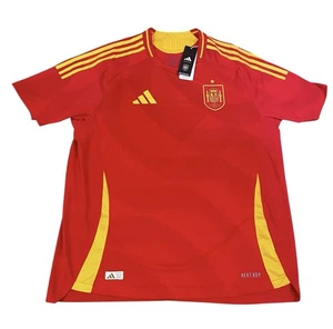 100% Authentic Spanien Trikot Rot Home 2024 Fußball Adidas 2XL Herren - Bild 1 von 10