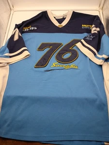 CAMISETA DE CARRERAS VINTAGE Y2K 76 MOTOR EXPO para hombre talla XL Athletic Works 30x26 - Imagen 1 de 12