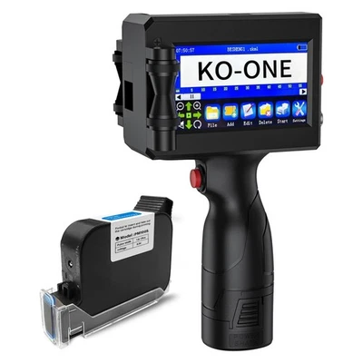 Handheld Inkjet Printer, 0.5 Inch Nozzle, Portable Inkjet Printer for Text QR... - Image 1 of 4