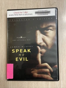 SPEAK NO EVIL DVD 2024 HORROR CLASSIC PLAYS GREAT MASTERPIECE JAMES MCAVOY - Bild 1 von 3