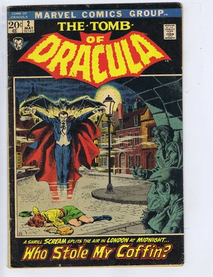 Tomb of Dracula #2 Marvel 1972 '' Who Stole My Coffin ? '' - Image 1 of 2