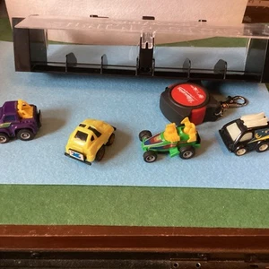 Vintage Penny Racers mit Launching Gate Case - Bild 1 von 11