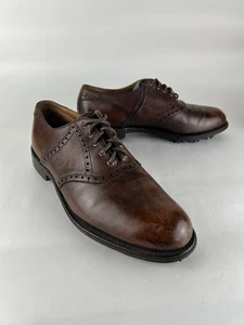 Vintage FOOTJOY Classics Herren Braun Kalbsleder GOLF Schuhe 10 D 70300 - Bild 1 von 13