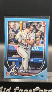 Bowman 2025 - Matt Olson #98 azul cielo/499 - Imagen 1 de 2