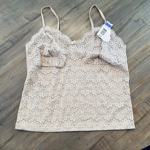 Camisola de encaje Delta Burke para mujer talla grande 3X Fairy Shaping inalámbrica y2k nueva con etiquetas - Imagen 1 de 3