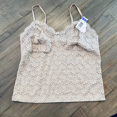 Delta Burke Lace Camisole Womens Plus Size 3X Fairy Shaping Wireless y2k NWT - Image 1 of 3