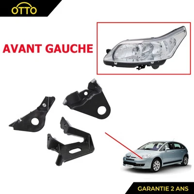 Kit Réparation Phare Optique Avant Gauche pour CITROEN C4 - 621283 - Photo 1/4