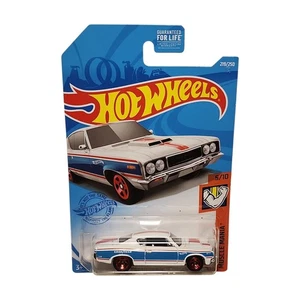 Hot Wheels AMC Rebel Machine Muscle Mania 2021 5/10 blanco con rojo 5 radios #219 - Imagen 1 de 6