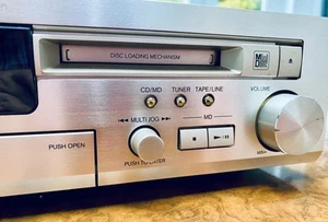 Onkyo FR-435 CD MD FM RDS 110W 20-Bit D/A & A/D MADE IN JAPAN WORLWIDE POSTAGE - Picture 1 of 13