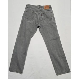 Jeans grises para hombre Levi's 501 34x34 pintura envejecida mancha estilo vintage - Imagen 1 de 17