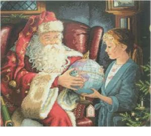 Dimensions Gold Collection ONE CHRISTMAS EVE Counted Cross Stitch Kit - NEU! - Bild 1 von 3
