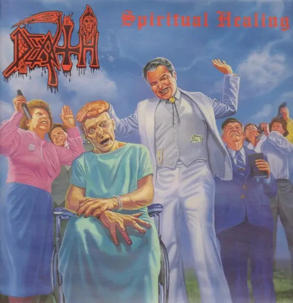 Death Spiritual Healing UK ORIGINAL PRESS ON BLACK VINYL NEAR MINT Vinyl LP - Bild 1 von 1