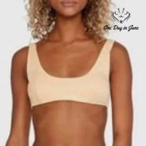 RVCA Run Wild Scoop Neck Bikini Top Size L - Picture 1 of 6
