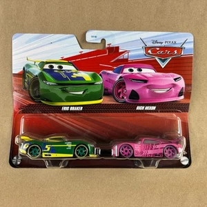 Disney Pixar Cars Eric Braker & Rich Mixon 2 Pack 1:55 Diecast Toys 2025 - Imagen 1 de 10