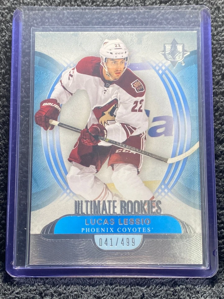2013-14 Ultimate Collection - Rookies - #92 Lucas Lessio **041/499** - Image 1 of 2
