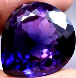 Natural 38.00 Ct Boysenberry Sapphire GGL Certified fabulous Loose Gemstone - Imagen 1 de 17