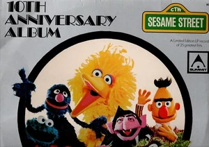 SESAME STREET 10th ANNIVERSARY 12"x33rpm 1978 LIMITED EDITION ALBUM 25 HITS - Picture 1 of 2