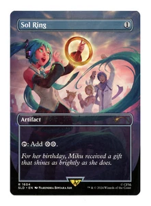 MTG | Sol Ring | Secret Lair | Hatsune Miku | NM | EN - Imagen 1 de 1