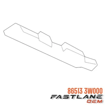 2011-2016 KIA SPORTAGE SUPORTE DE PARA-CHOQUE DIANTEIRO ESQUERDO NOVO FABRICANTE DE EQUIPAMENTO ORIGINAL 86513 3W000 - Imagem 1 de 4