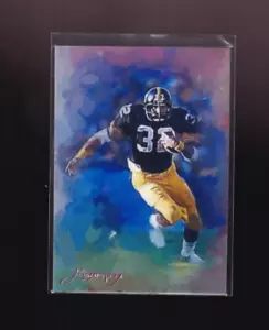 Franco Harris Künstler signierte Giclée Druck Karte #13 34/50 2018 - Bild 1 von 2