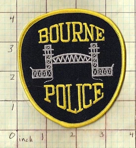 Bourne Massachusetts ponte ascensore bg42 toppa polizia - Foto 1 di 1