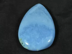 29X45X07 MM Natural Blue Opal Pear Shape Cabochon Loose Gemstone 77Cts. T639 - Picture 1 of 9