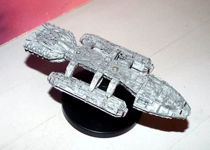 MINIATURA KONAMI BATTLESTAR GALACTICA CLASSIC BATTLESTAR TRITON 4" con SOPORTE - Imagen 1 de 8