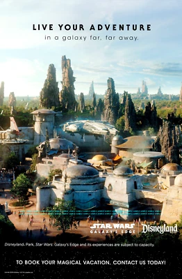 Disney Star War Galaxy's Edge 11" x 17" Collector's Poster ( T3 )