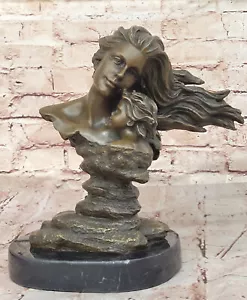 ALDO VITALEH BRONZE SKULPTUR MUTTER KIND SIGNIERT MID CENTURY - Bild 1 von 10