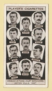 Football John Players Association FA Cup Winners card #08 Aston Villa 1887 - Picture 1 of 2