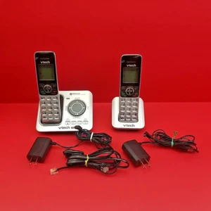 Vtech DECT 6.0 2 Cordless Handset Home Telephone Phone System ID CS6629-2 - Picture 1 of 13