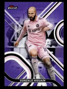 Finest MLS #98 2022 Gonzalo Higuaín refractor púrpura #/250 - Imagen 1 de 2