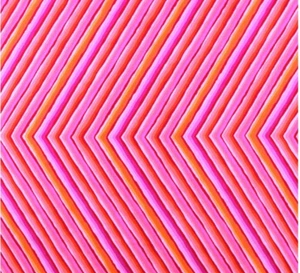 KAFFE FASSETT DIAGONAL CHEVRON STRIPE PINK GP90 1/2 yard original issue - Picture 1 of 1