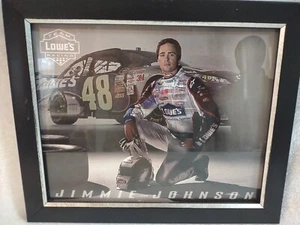 2009 Jimmie Johnson Lowes #48 Framed Poster 8x10 - Picture 1 of 6