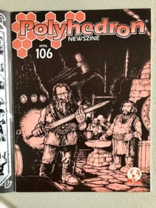 TSR RPGA Polyhedron Magazine #106 with mailing cover Bughunters D&D - Imagen 1 de 1