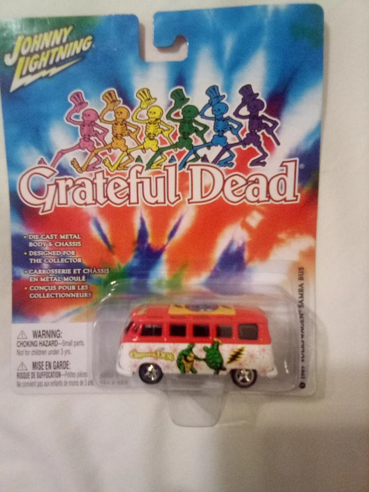 New Johnny Lightning Grateful Dead 1965 Volkswagen Samba Bus Die-Cast Bus MOMC - Image 1 of 1