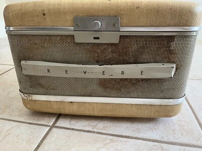 Reproductor de grabadora de cinta magnética Revere carrete a carrete T-1100 Foto 1 de 4