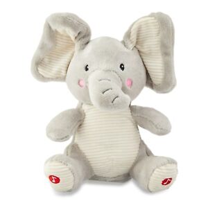 Spark Create Imagine Peek-A-Boo Grey Elephant Plush Toy for Infants Kids Baby