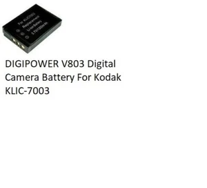 Batería de cámara digital DIGIPOWER V803 para Kodak KLIC-7003 - Imagen 1 de 1