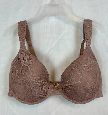 Novo Sutiã Delta Burke Lace Cobertura Total Underwire Push-Up / 40DD - Imagem 1 de 4