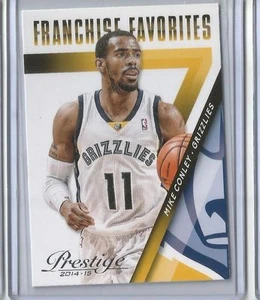 Mike Conley 2014-15 NBA Prestige Franchise Favorites #15 Memphis Grizzlies - Picture 1 of 1