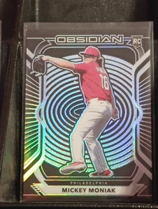 Panini Obsidian #26 2021 Mickey Moniak radiocontrol Philadelphia Phillies - Imagen 1 de 2